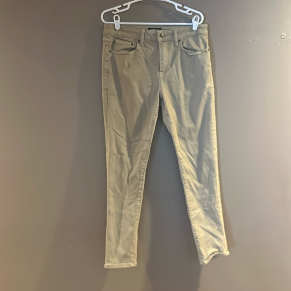 Express Men’s khaki skinny jeans